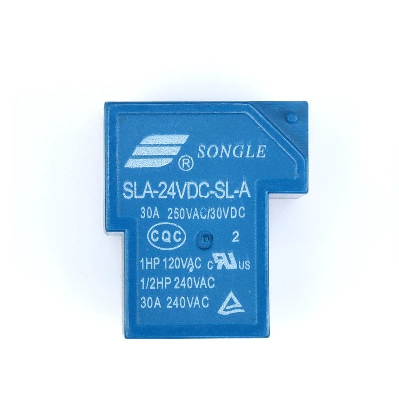 5 шт./лот 5V Мощность реле SLA-05VDC-SL-A SLA-24VDC-SL-A SLA-12VDC-SL-A T90 синий 5 В, 12 В, 24 В постоянного тока, 30A 4PIN