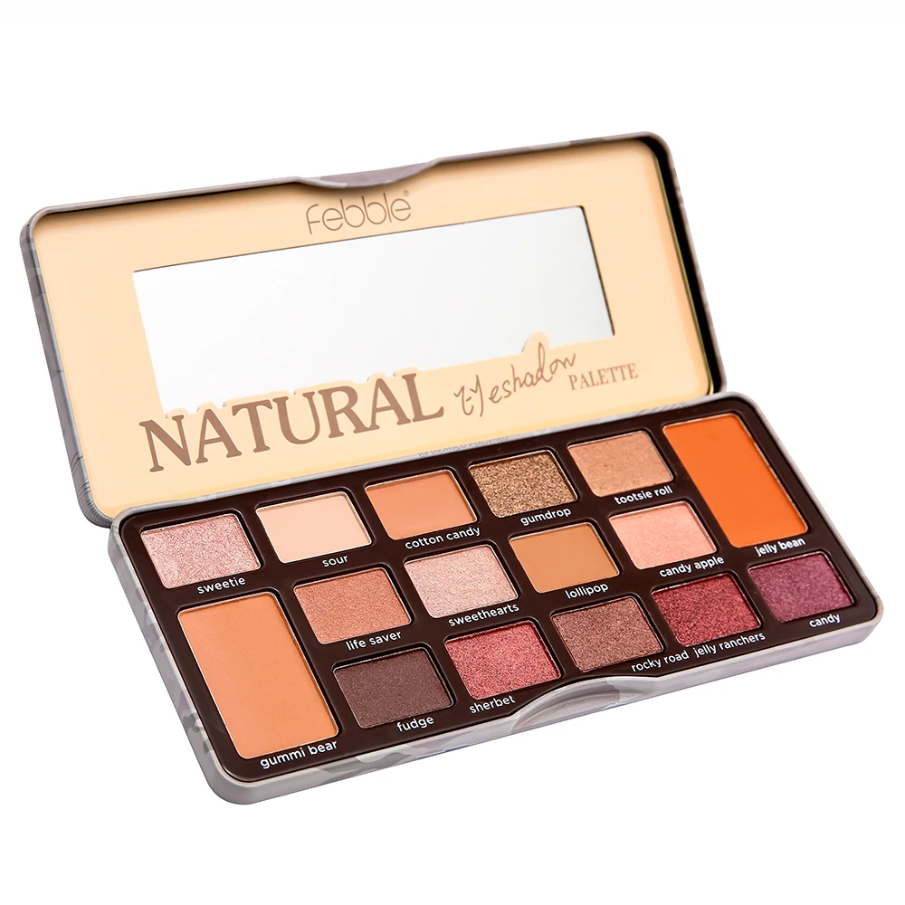 sende T værksted Febble 16 Natural Nude Basic And Pro Makeup Contour Eyeshadow Palette,with  Matte And Shimmer - Eye Shadow - AliExpress