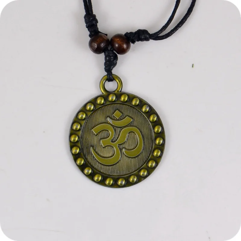 Сплав AUM OM Ohm индуизм йога Индия амулет подвеска счастливый подарок племенная