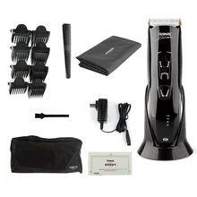 Водонепроницаемый Электрический триммер с аккумулятором для стрижки волос станок для бритья титановые керамические лезвия Инструменты для укладки волос