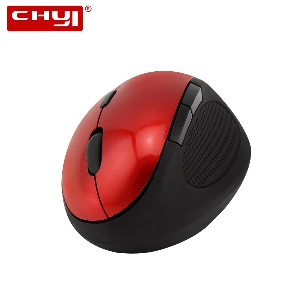 

CHYI Wireless Vertical Mouse Ergonomic Computer Optical Gaming Mause Righthand Gamer Portable Usb Stand Game Mice For PC Laptop