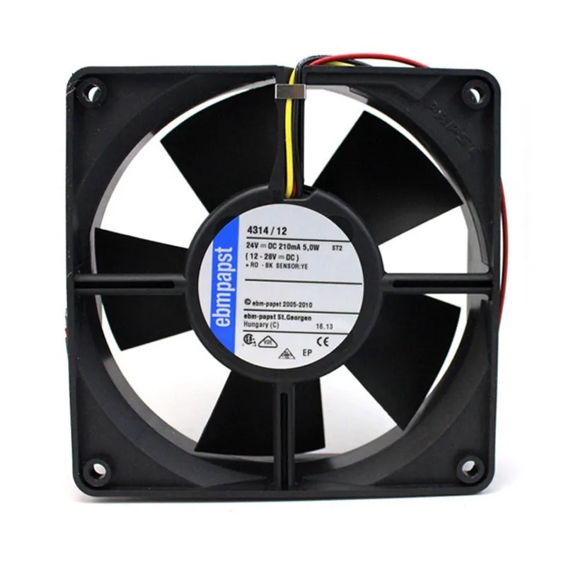 Ebm Papst 4314/12 12032 DC 24V 0.21A 5W шарикоподшипник 3 линии охлаждающий