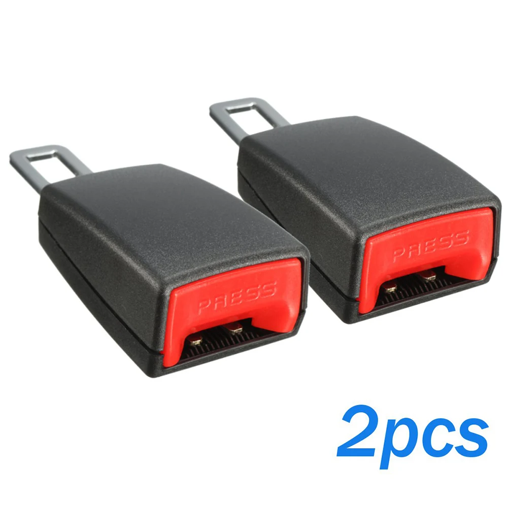

2 Pcs Car Seat Belt Clip Universal Adjustable Car Seat Belt Clip Extender Safety Buckle