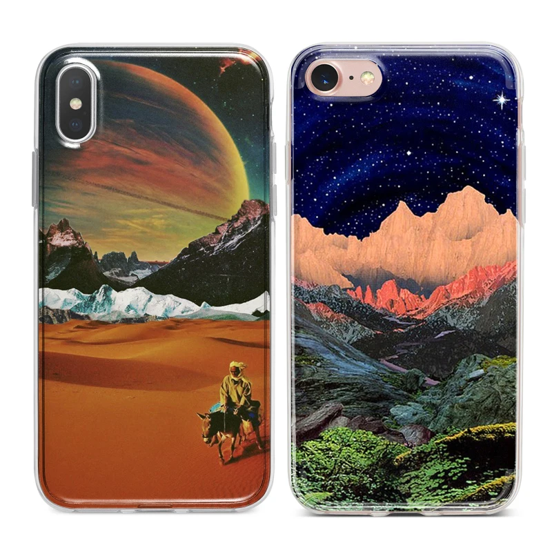 Art Collage Aesthetic Coque Soft TPU Silicone Phone Case