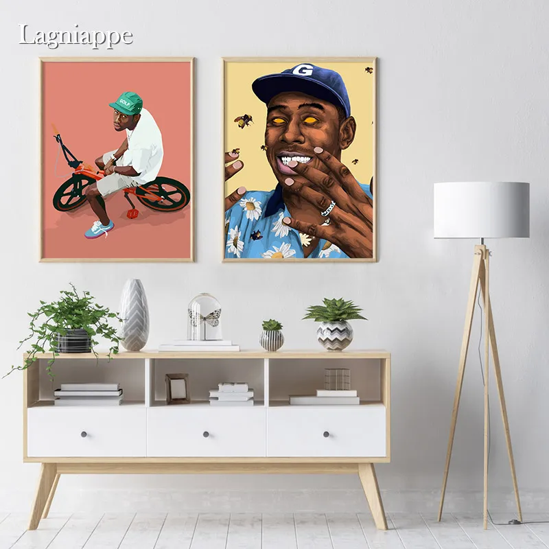 the Creator Silk Poster Wall Decor Custom Personalized ASAP Rocky and Tyler