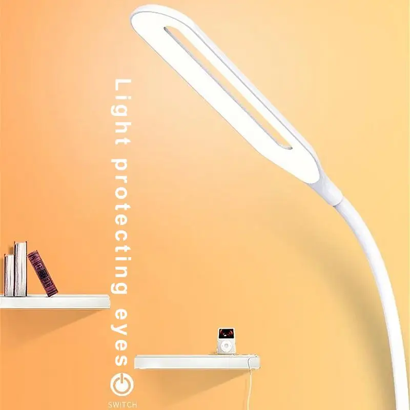 

LED Desk Lamp Eye Learning USB Charging Clip Small Table Lamp Bedroom Bedside Student Desk Energy-saving Dormitory