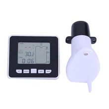 TS-FT002 Ultrasonic Level Flow Meter 0~15M Depth Level Meter And-40~60 Measure Range Level Gauge Thermometer