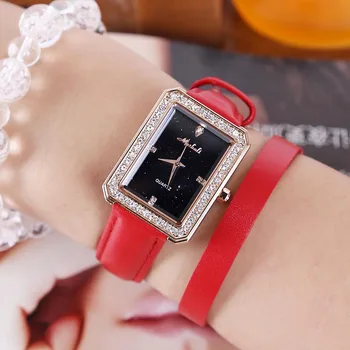 

2019 New Arrival France Popular Quartz Watch for Women Simple Star Sky Dial Rope Strap Watch for Student