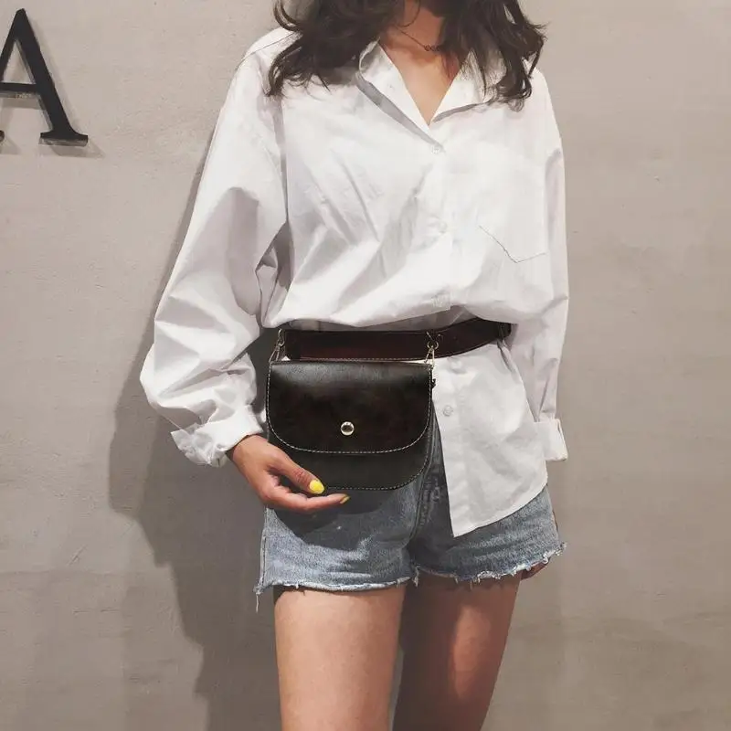Bolso señora bolso de barriga cinturón Bolsa de cadera bolso bandolera alrededor de muchos colores