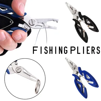 

1 pc Fishing Accessories Multifunctional Plier Stainles Steel Carp Fish Tackle Lure Hook Remover Line Cutter Scissors