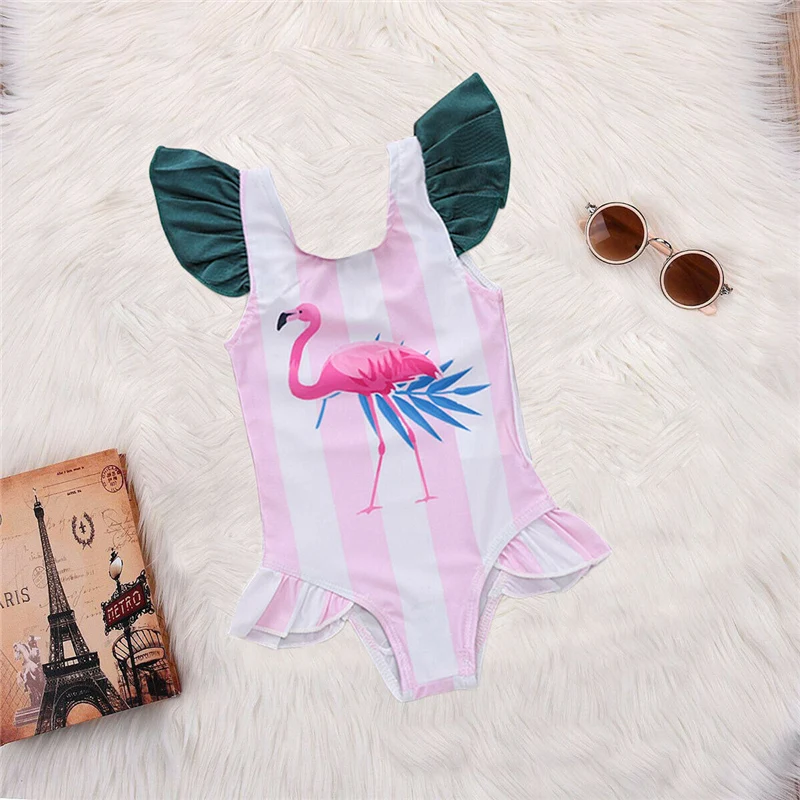 2019 Cute Newborn Swimming Clothes Toddler Infant Baby Girls Swimwear