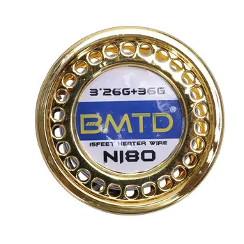 

Bmtd 5M/Roll Bmtd Ni80 Heating Dyi Wire Tri Core For Rda Rba Rebuildable Atomizer Heating Wires Coil(3X26G+36G)