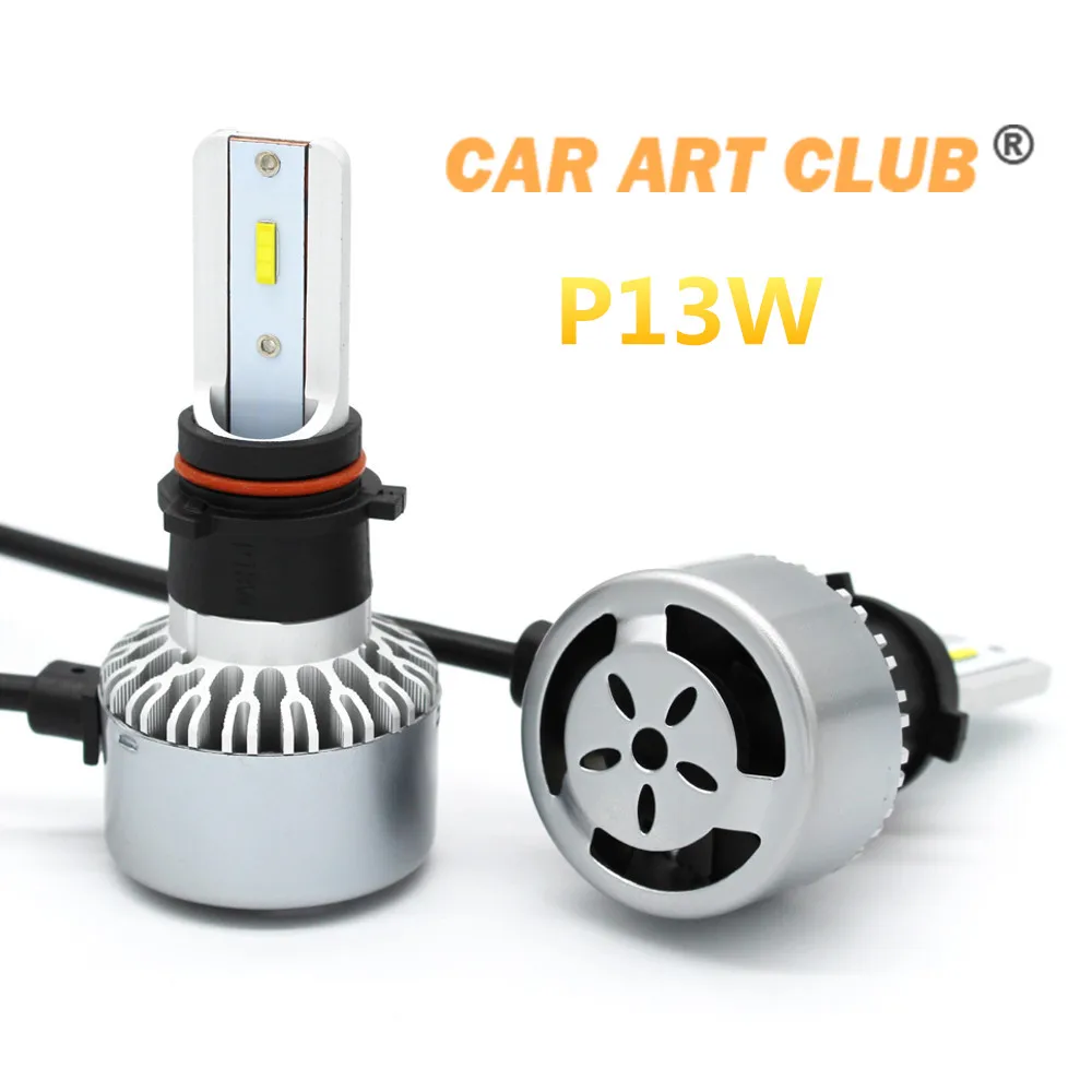 

Car Art Club Car Headlight Bulbs P13W Mini LED Conversion Kit Anti EMC Auto Automobiles high brightest high quality