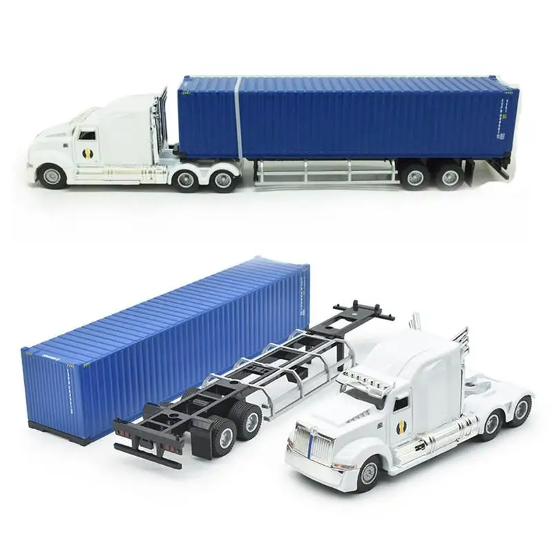

1:43 Container Truck Container Lorry Alloy Car Model Toys