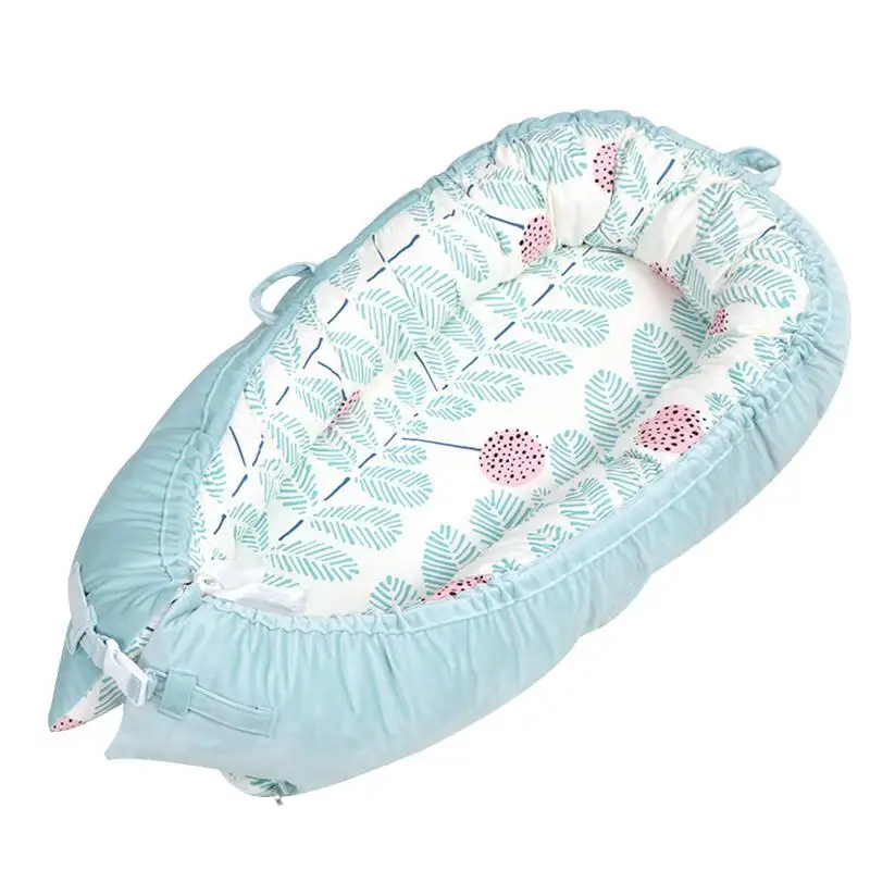 Baby Bed Mattress Newborn Uterus Crib Flannel Cotton Velvet Detachable Comfortable Sleep Blanket Light And Easy To Carry