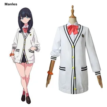 

SSSS.GRIDMAN Anime Costume Takarada Rikka Cosplay Uniform Skirt Women Custom Made Halloween Carnival Christmas Coat Dress Girl