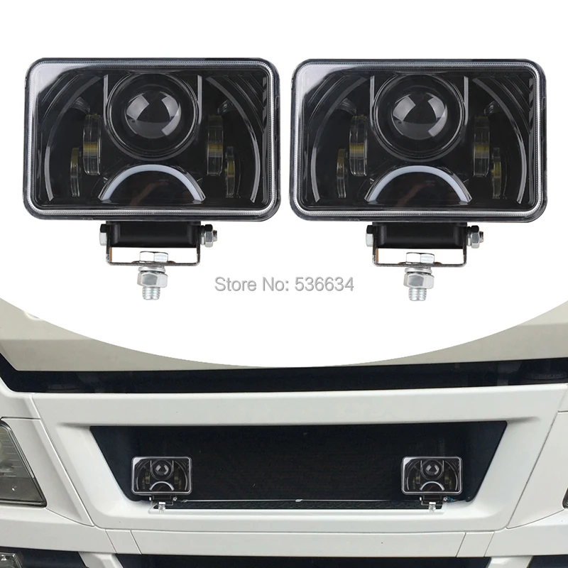 

Athiry 50W 5"4x6 inch Durable Projector LED Work Light Super Bright Hi/Lo Beam for SUV, ATV, UTV, 4 x 4, Sand rails, Cars, Truck