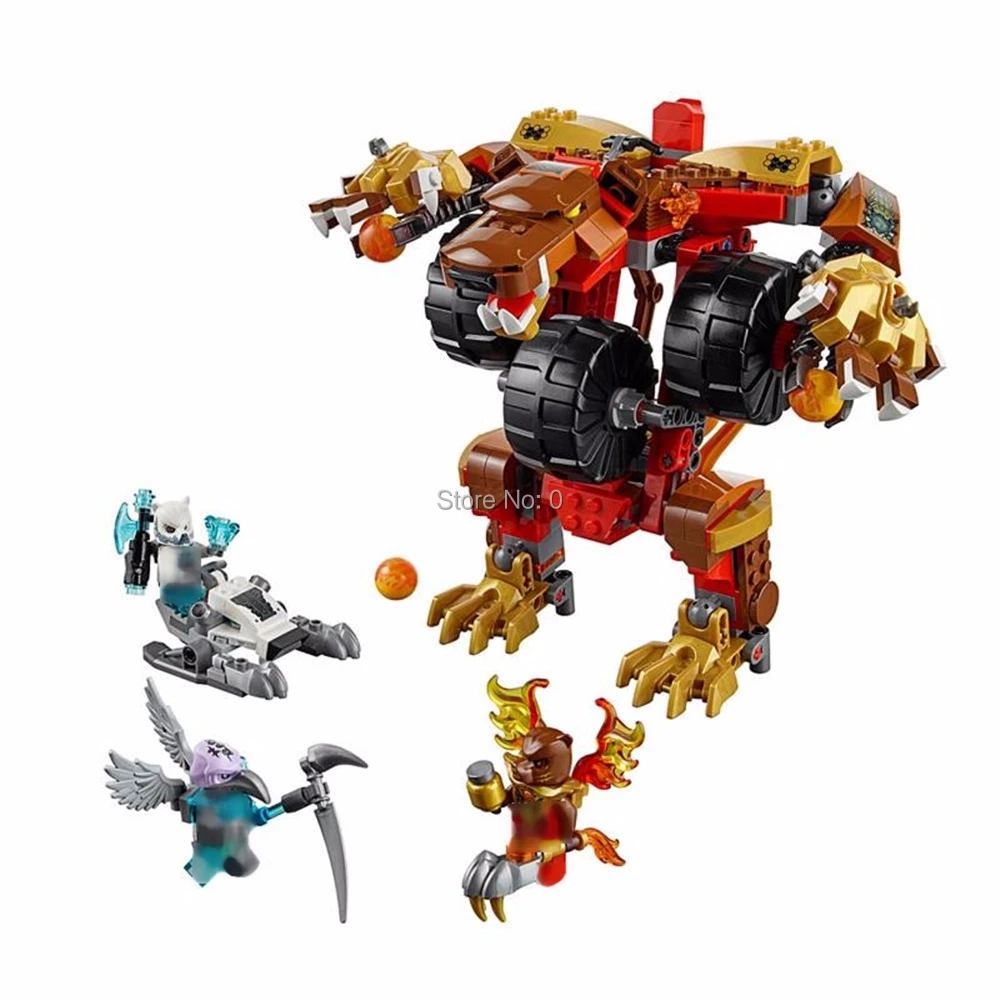 

10354 414pcs Transform Rumble Bear Bela Compatible 70225 Building Block Bricks Toy