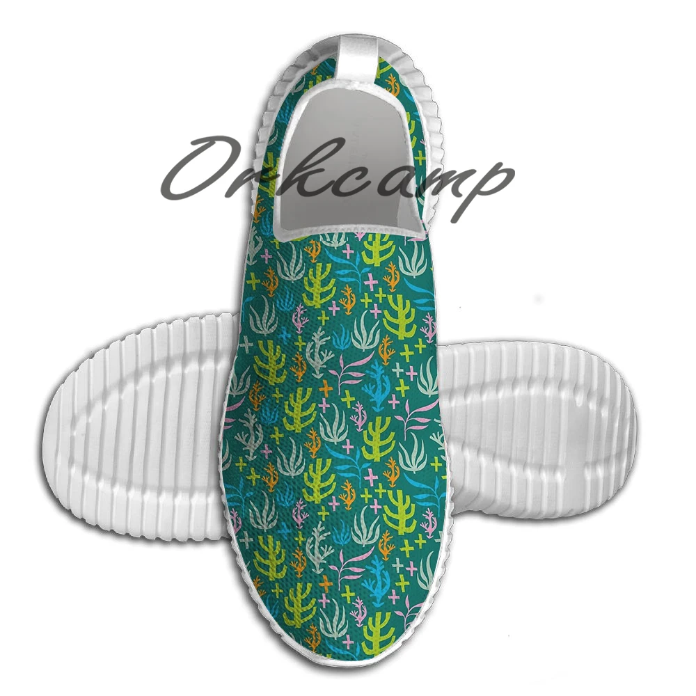 

Seaweed Pattern Running Shoes Walking Shoes Summer Comfortable Light Weight Jogging Yoga Shoes
