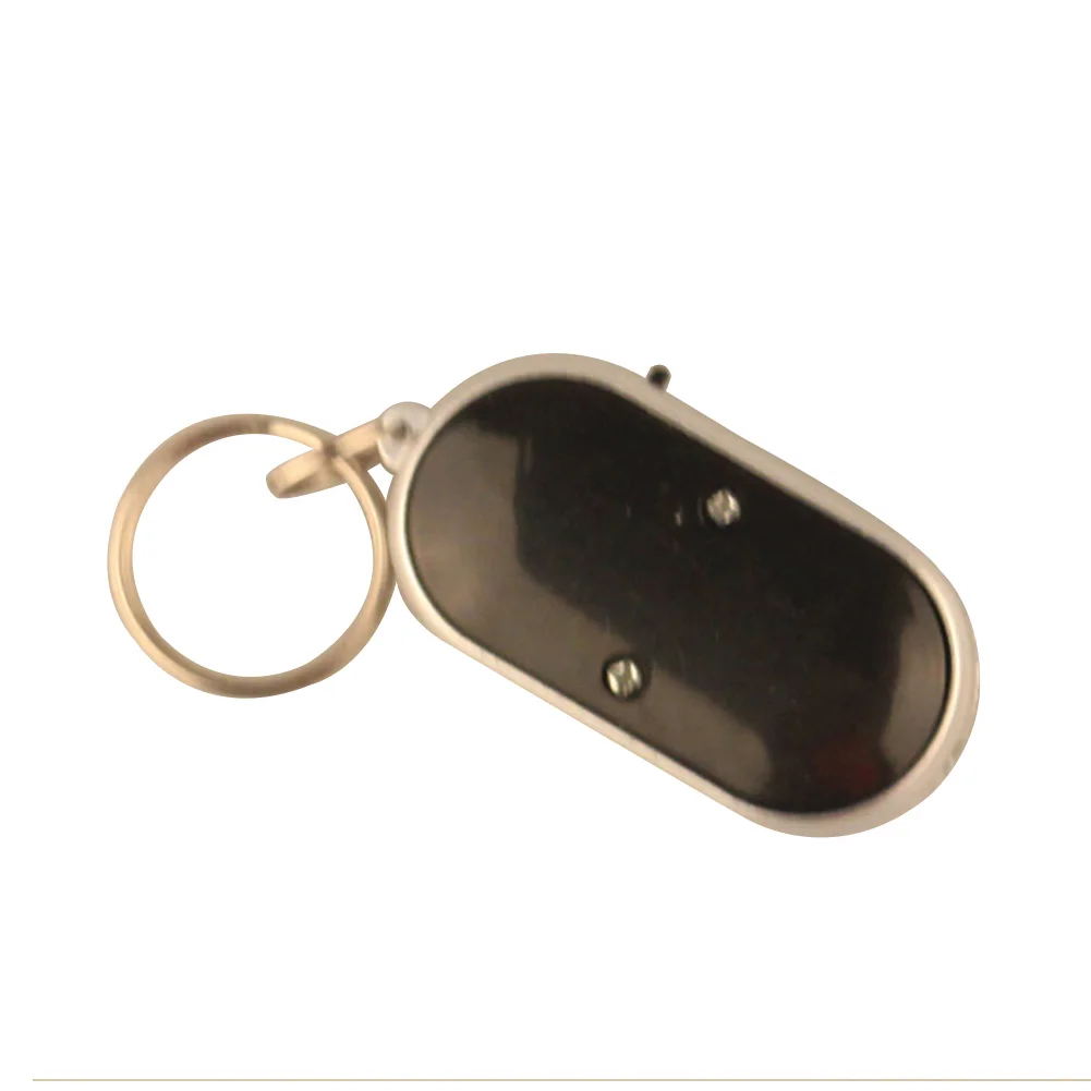 Легкий звуковой свисток ключ искатель брелок для ключей с локатором искатель ключ найти поиск с светодиодный светильник большой шум горячая распродажа
