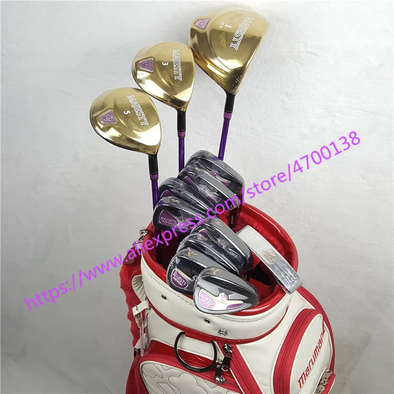 

Women Golf clubs set Maruman Majesty Prestigio 9 Golf Complete Set 11.5 loft Club Graphite Golf shaft Free shipping