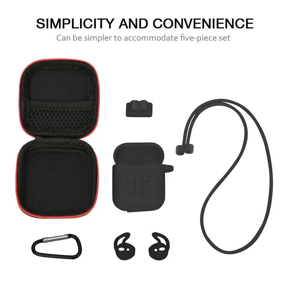 Чехол для беспроводных наушников EastVita 7 шт./компл. силиконовый чехол Bluetooth Apple AirPods