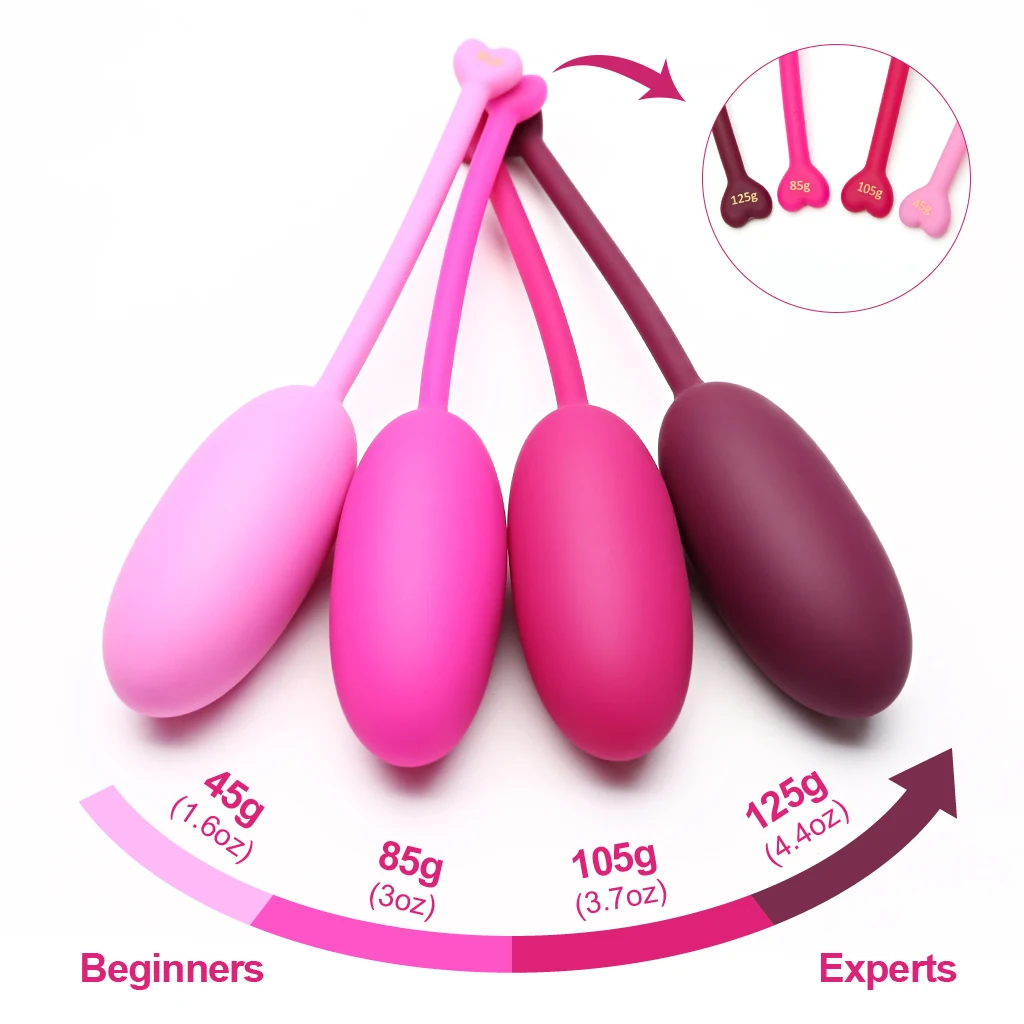 Luvkis Smart Ball Kegel Ball Ben Wa Ball Safe Silicone Vagina Tighten Exercise Machine Vaginal Geisha Ball Sex Toys for Women