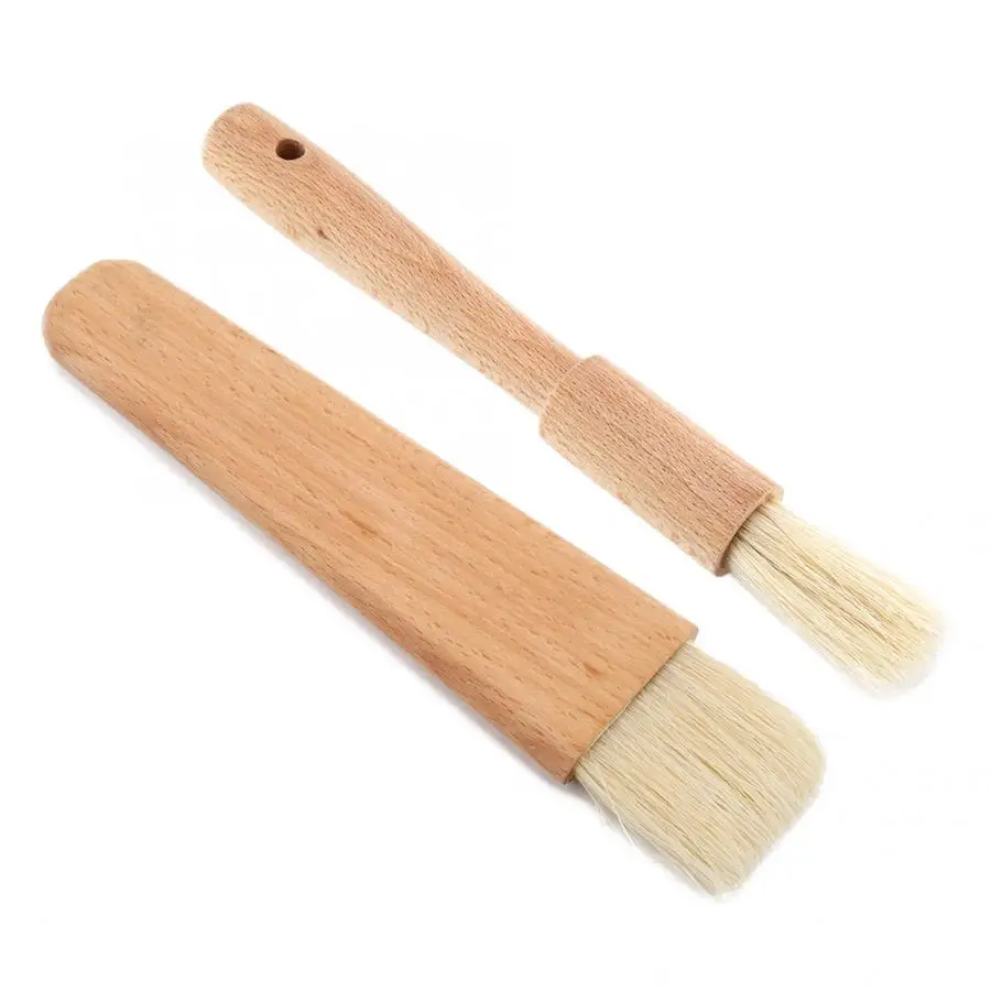 

Skewers Wooden Barbecuing Brush Baking Brush Oil Sauce Butter Kitchen Tool for Oil