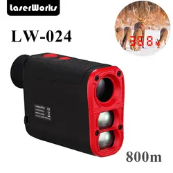 LaserWorks 800 ярдов для охоты лазерным дальномером Водонепроницаемый с внутренним ночью видно Чтение