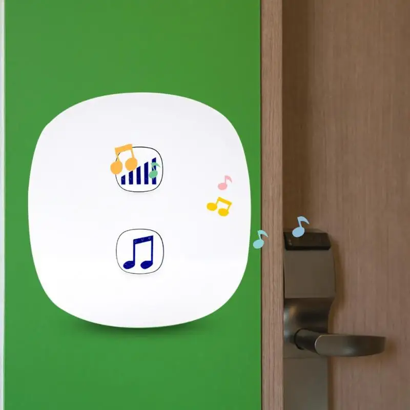 

LED Wireless Chime Door Bell Doorbell Wireles Remote Control 52 Tune Songs Doorbell for Home Office Hotel AC85-240V