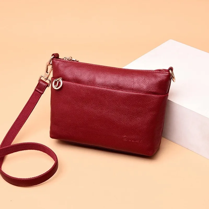 Женские сумки мессенджеры 2019 сумка через плечо для женщин кожаная на однотонная