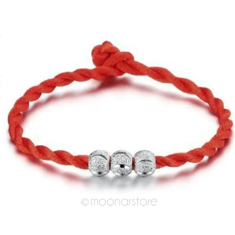 Красный браслет счастливый шарик Красная Нить Струнные Браслеты ручной работы веревочный браслет для женщин мужчин ювелирные изделия любовник пара armbanden#20