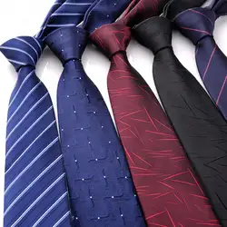 Новый мужской Модный деловой очаровательный галстук с вышивкой для вечерние, свадебной вечеринки