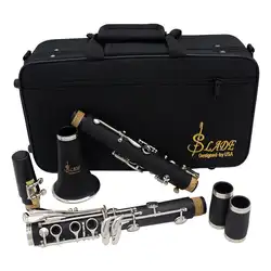 Кларнет ABS 17 ключ bB плоским сопрано бинокулярный кларнет с тематические товары про рептилий и земноводных ткань Прихватки для мангала 10