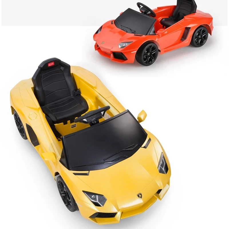 

Children's Electric Car Baby Ride On Car Baby Toy Car Four Wheel Can Sit Remote Control with LED Headlight
