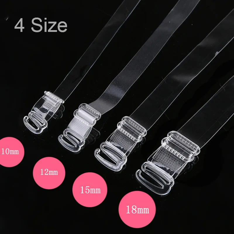 

3 Pairs /6pcs Summer Invisible Transparent Bra Straps Adjustable Intimates Straps Strapless Invisble Transparent Bra Straps
