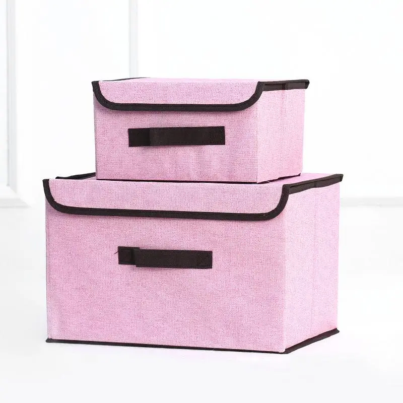 

Non-woven fabric Clothes Storage Bag box 2019 new Portable Organizer Folding Closet Organizer For Clothes Blanket Bedding