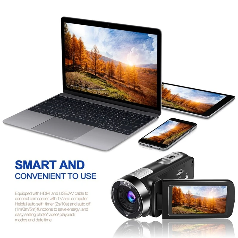 5 0 м Hd cmos сенсор 3 дюйма Tft цифровая вспышка камера 24 МП Fhd ЖК дисплей Цифровая с 16X