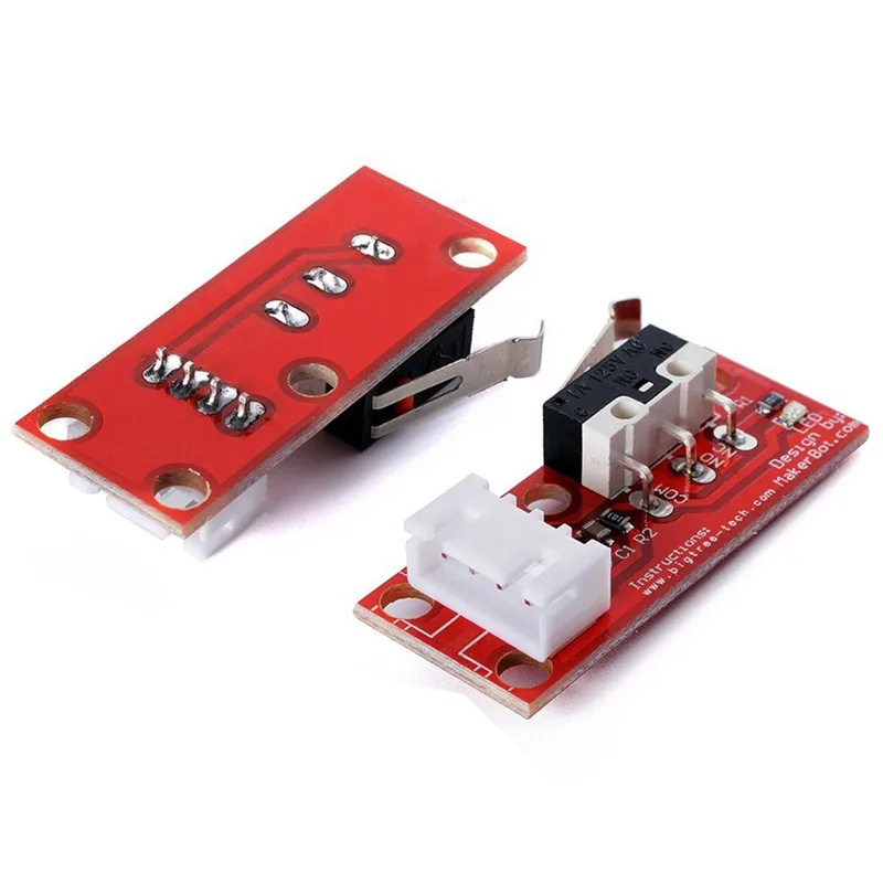 5x الأحمر الميكانيكية Endstop التبديل مع كابل ل 3D طابعة Makerbot Prusa مندل RepRap CNC اردوينو ميجا 2560 1280