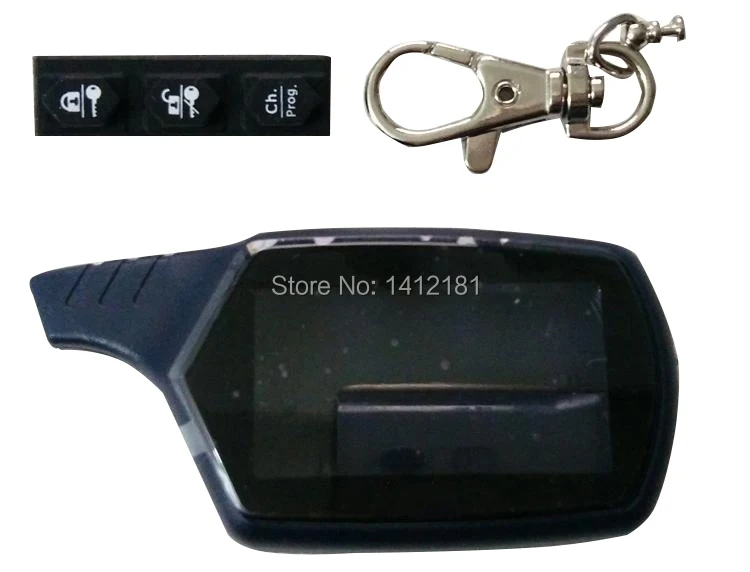 

B9 parts,Case Keychain Housing Body for 2 way LCD Remote Control Key Fob Chain Twage Starline B9/B6/A91/A61