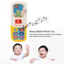 Детский телефон музыкальные детские игрушки для малышей ячейки телефонные игрушки с легким Симпатичные Моделирование игривый обучения Развивающие игрушки для детей Подарки