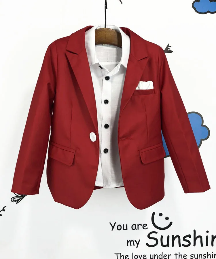 red blazer for baby boy