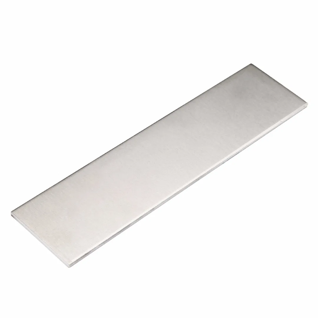 1 шт., серебристая высокопрочная алюминиевая пластина 200x50 6061, алюминиевый плоский лист, толщина 3 мм