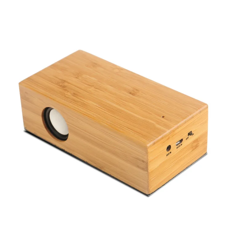 Портативный Деревянный Громкоговоритель беспроводной аудио индукции интеллекта компьютерный громкоговоритель коробка с 3,5 мм аудио линии для ПК MP3