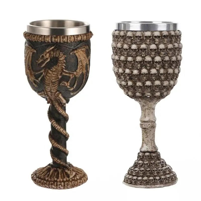 

Resin Skull Wine Creative Skeleton Wine Cup for Halloween Gifts Decor