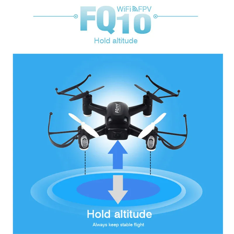 FQ777 RC Drone Dron 4CH 6-Axis Gyro Helicopter WiFi FPV RTF RC Quadcopter Drones with Camera Toy FQ777 FQ10A VS SYMA X5SW X5SW-1