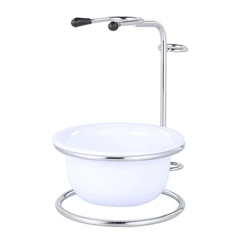 

2 in 1 Men Shaving Kit Shaving Brush Holder and Soap Bowl Male Beard Shaving Soap Bowl Stand Male Shaving Tool Set