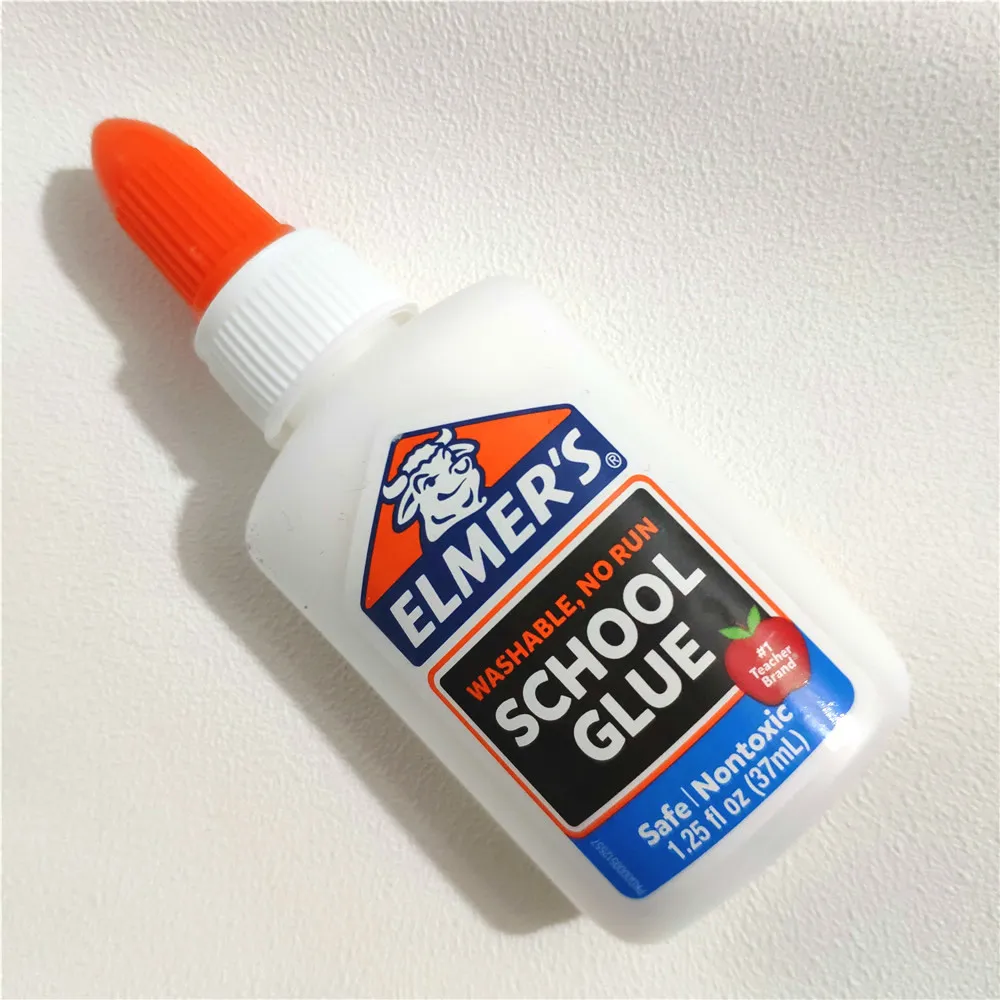 

37ml Elmers Elmer's E301 School White Glue Washable No-run 1.25 Ounces Great For Making Slime Crayons