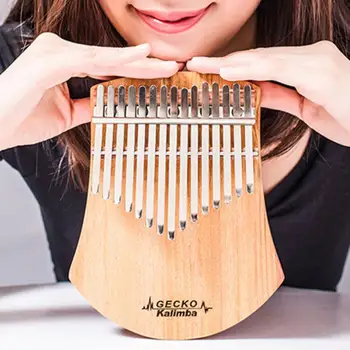 

Portable Piano 17 Key Kalimba African Thumb Finger Piano African Style Indigenous Wood Flexible Piano Musical Instruments