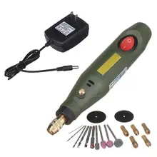 110-220 В 10 Вт DIY Мини Электрическая Дрель аксессуары электрический шлифовальный набор шлифовальный инструмент для фрезерования полировки сверления гравировка